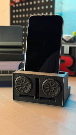 Subwoofer Phone Stand - Free Download 3d model