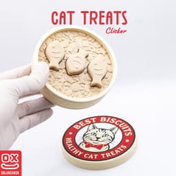 Cat Treats Clicker - Fidget Toy 3d model