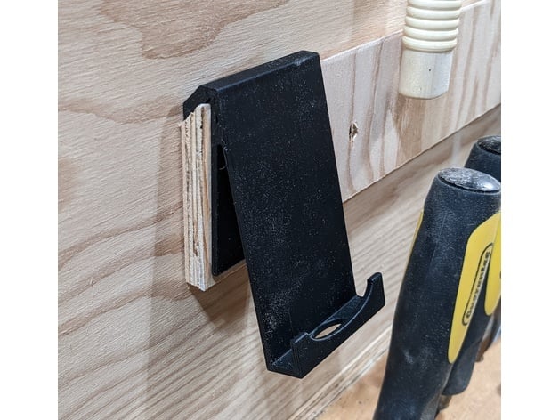 French Cleat Phone Stand 3d model