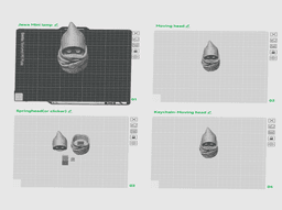 Star Wars Jawas - Clicker - Springhead & Mini Lamp Set - No Supports 3D Print STL/3MF 3d model