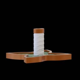 Kocho Sword Soda Cup Topper 3d model