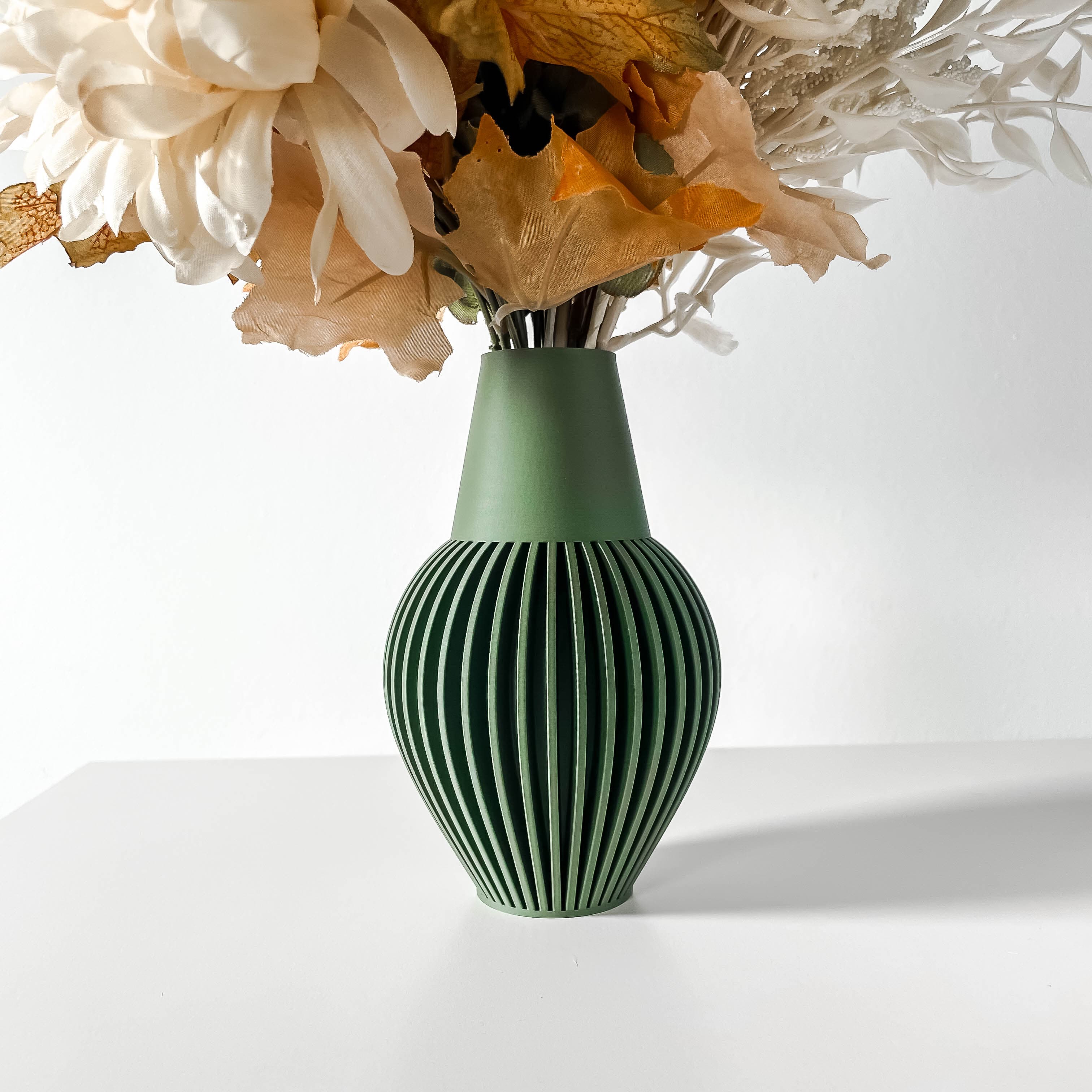 The Donos Vase, Modern and Unique Home Decor for Dried and Preserved Flower Arrangement | STL File 3d model
