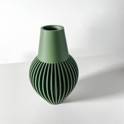 The Donos Vase, Modern and Unique Home Decor for Dried and Preserved Flower Arrangement | STL File 3d model