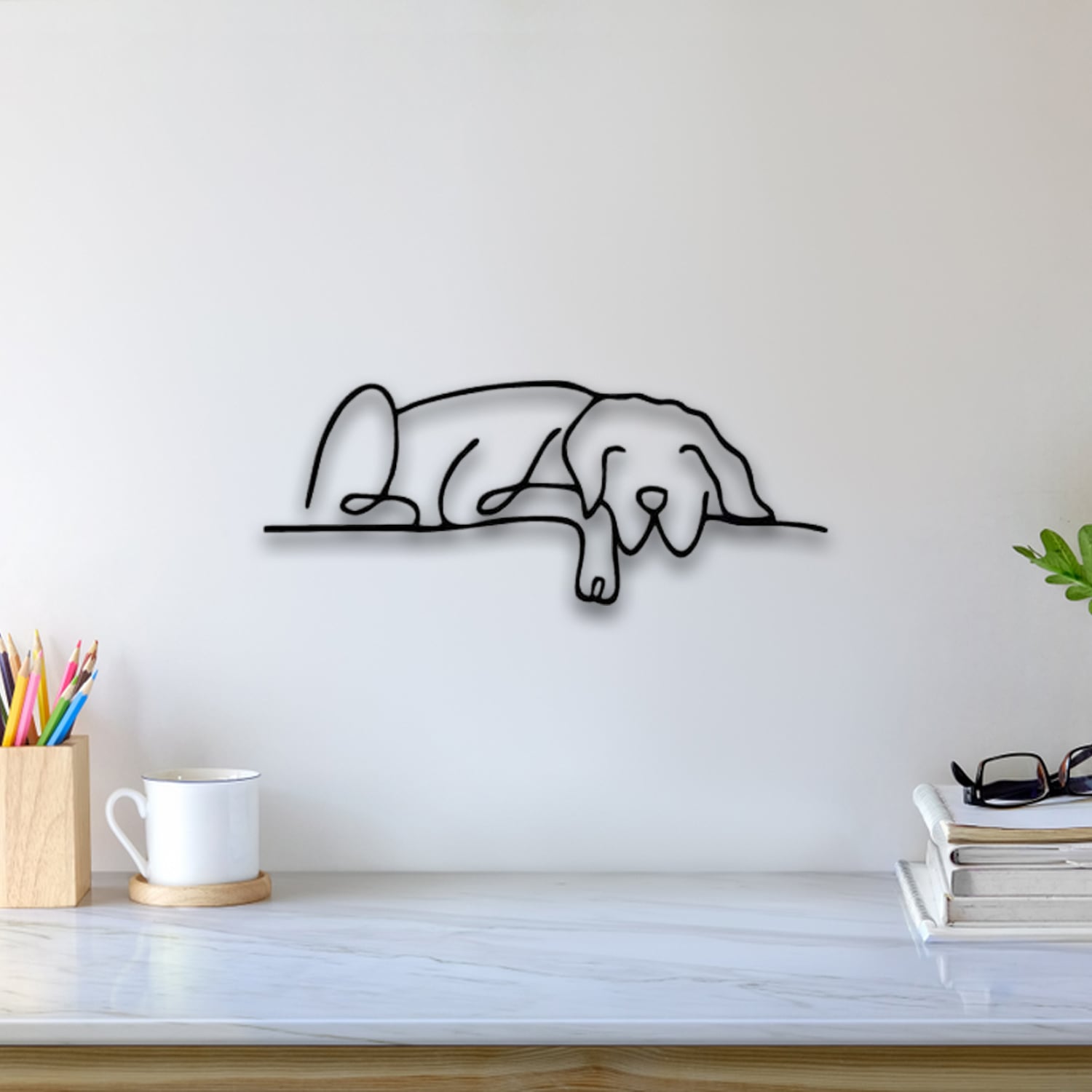 Dog Wall Art 3d model