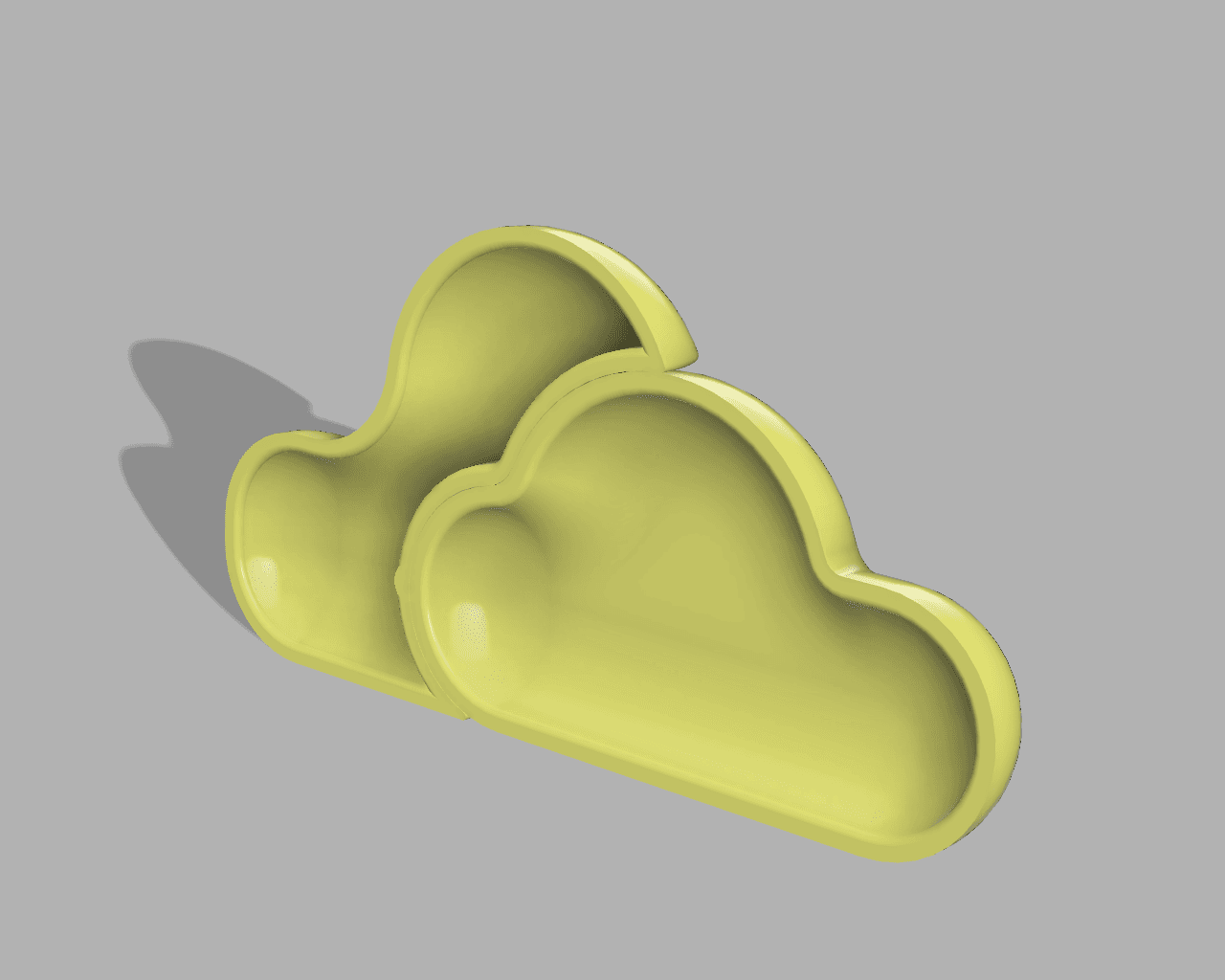 Jewelry Tray - Cloud  3d model
