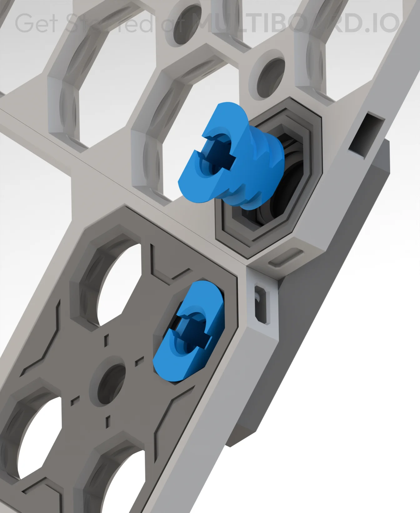 Small Thread Hole - Locking T-Bolt 3d model