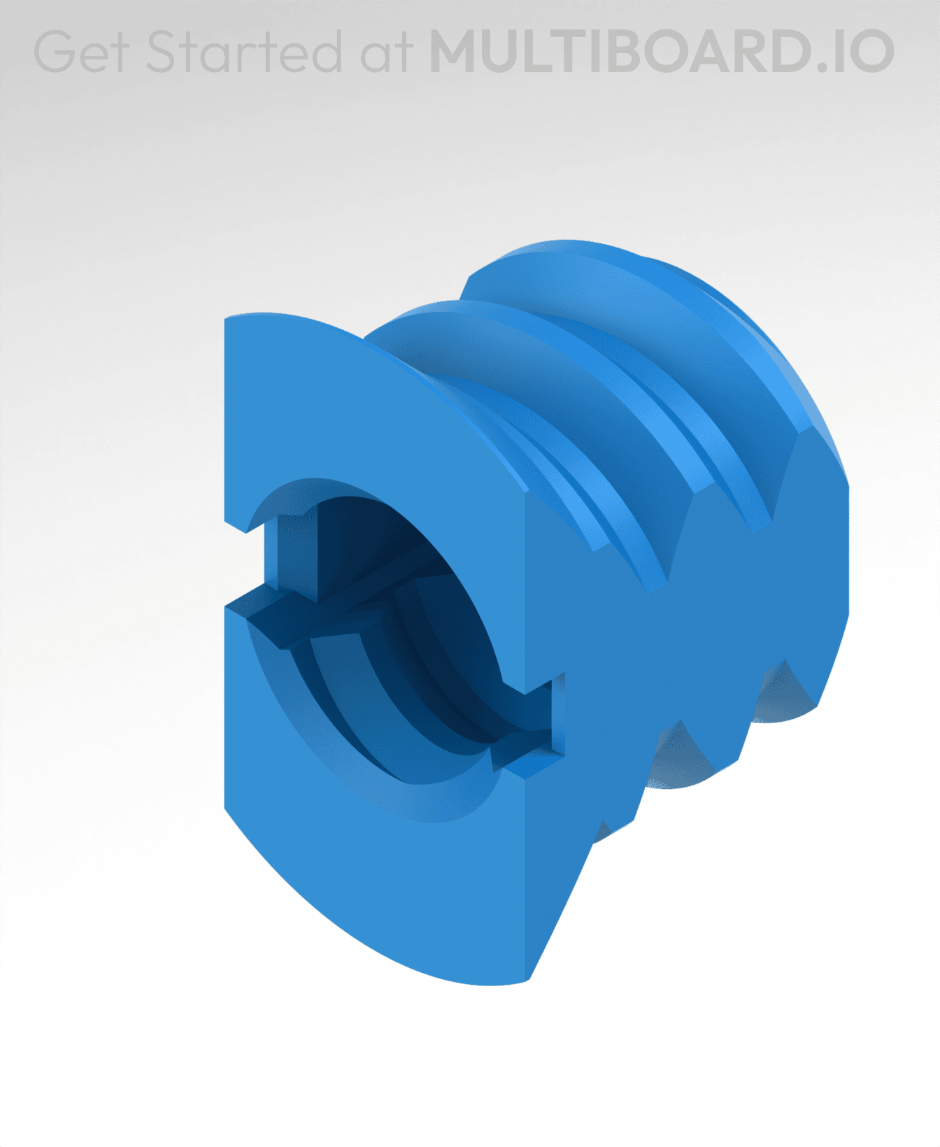 Small Thread Hole - Locking T-Bolt 3d model