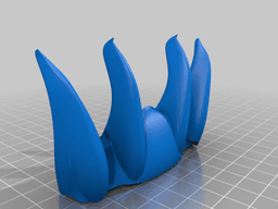 Wendigo Mask (Organized) 3d model