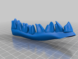 Wendigo Mask (Organized) 3d model