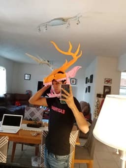 Wendigo Mask (Organized) 3d model