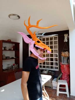 Wendigo Mask (Organized) 3d model