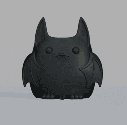 Cute Bat – Self Draining Sponge Holder 3d model