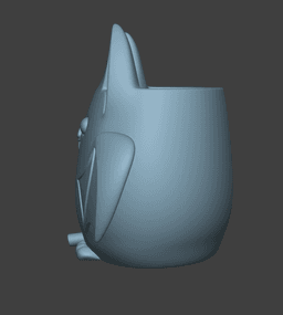 Cute Bat – Self Draining Sponge Holder 3d model