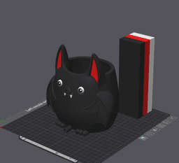 Cute Bat – Self Draining Sponge Holder 3d model
