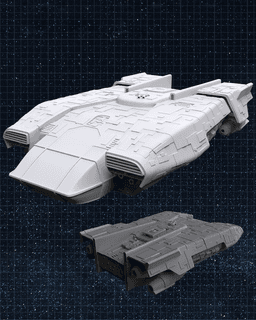 Kay Vess' EML-850 Light Freighter - Star Wars 3d model