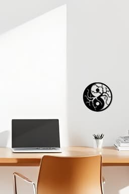 Yin Yang Wall Art, Wall Decor, Home Decor 3d model