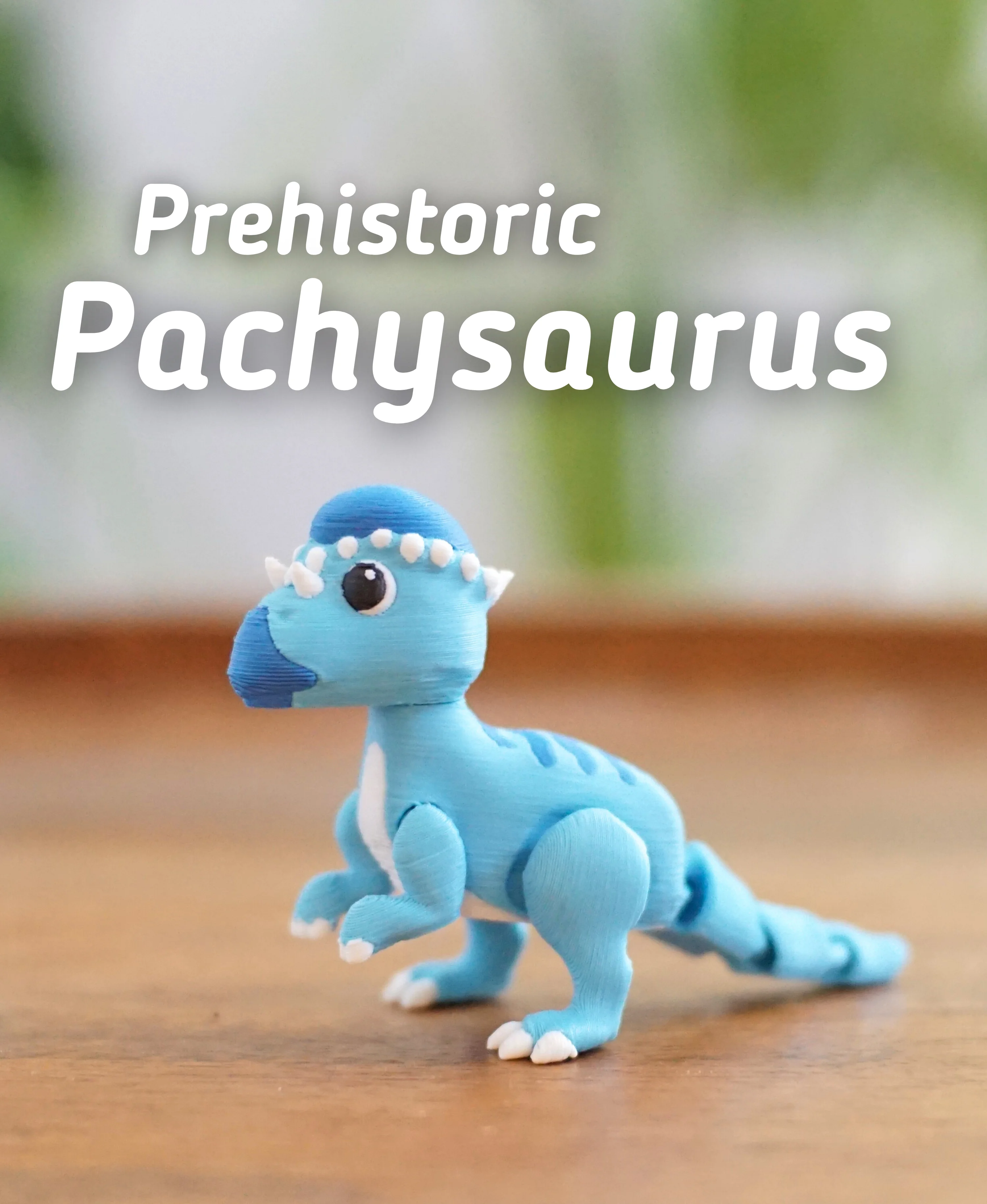 Prehistoric Pachysaurus - Articulated Fidget Dino - Ludo Flexy 3d model