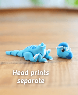 Prehistoric Pachysaurus - Articulated Fidget Dino - Ludo Flexy 3d model