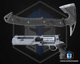 RE9 Requiem Magnum and Hatchet - 3D Print Files 3d model