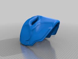 Deathstroke mask Arkham Origins with Back Piece 3d model