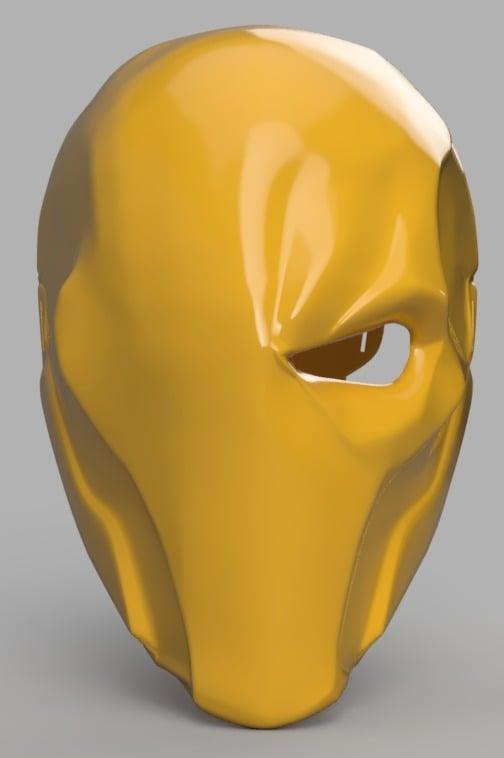 Deathstroke mask Arkham Origins with Back Piece 3d model
