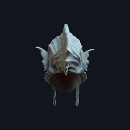 Abyssalor v3 Action Figure Head 3d model