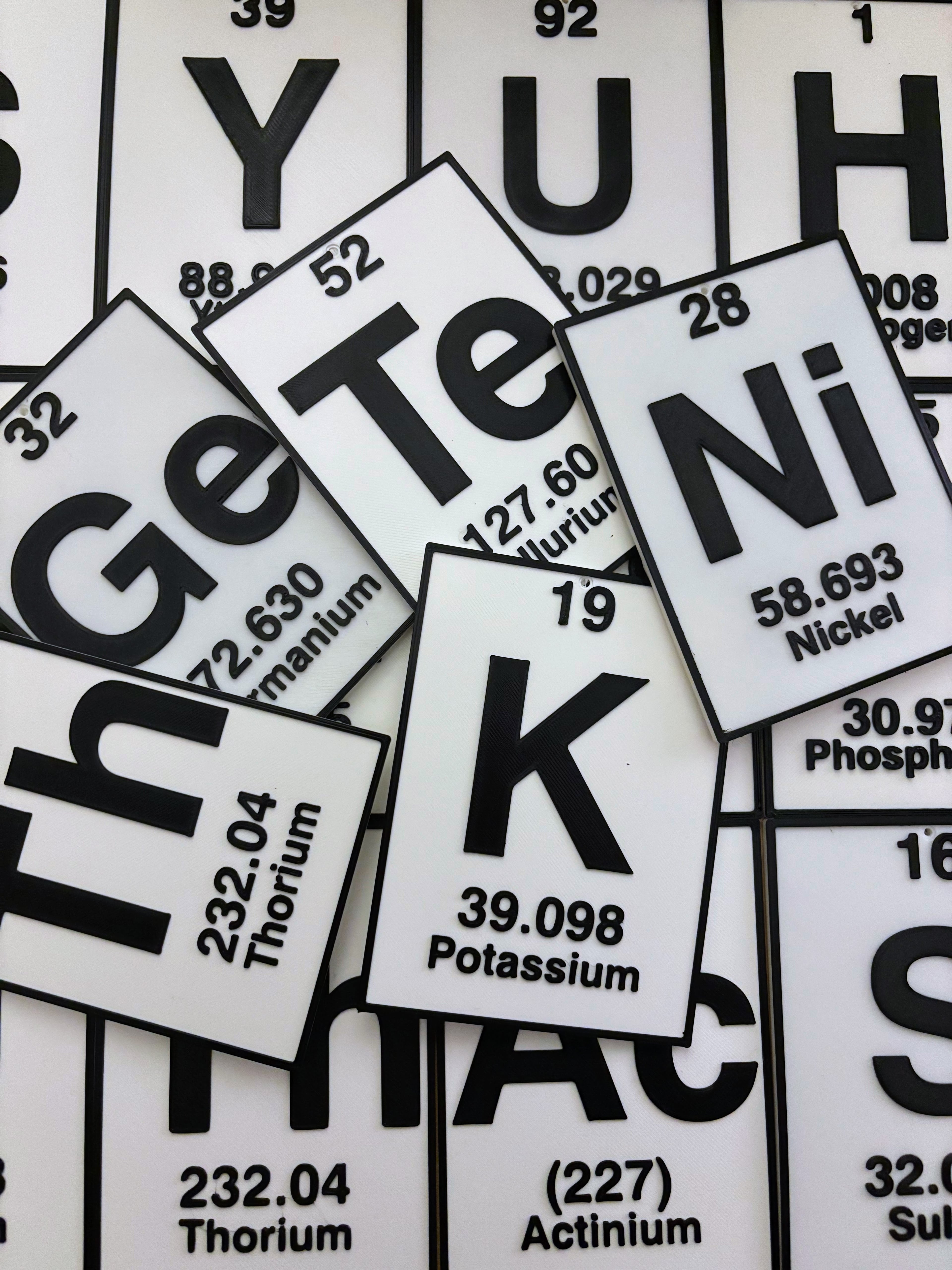 A - Awesomium | Spelements | Periodic Table of Elements Decor 3d model
