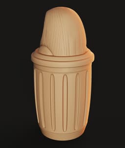 Egyptian Canopic Jars Set STL | Décor 3D Print | 4-Pack 3d model