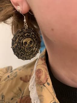 Pirate Earing Model.step 3d model