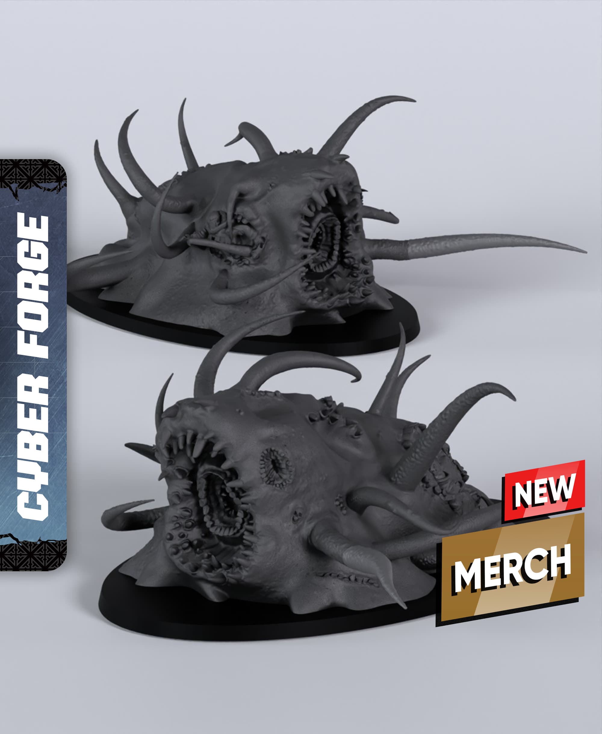 Engrosser - With Free Cyberpunk Warhammer - 40k Sci-Fi Gift Ideas for RPG and Wargamers 3d model
