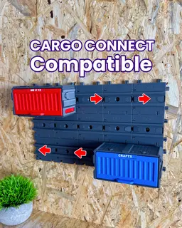 Cargo Containers - 2x1 (Medium Modular Storage) 3d model