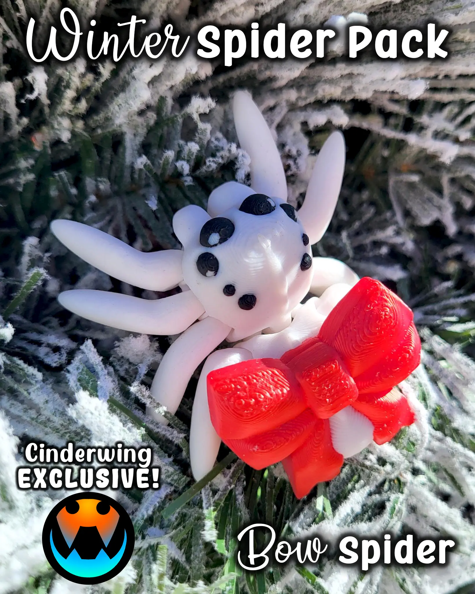 Tiny Bow Spider 3d model