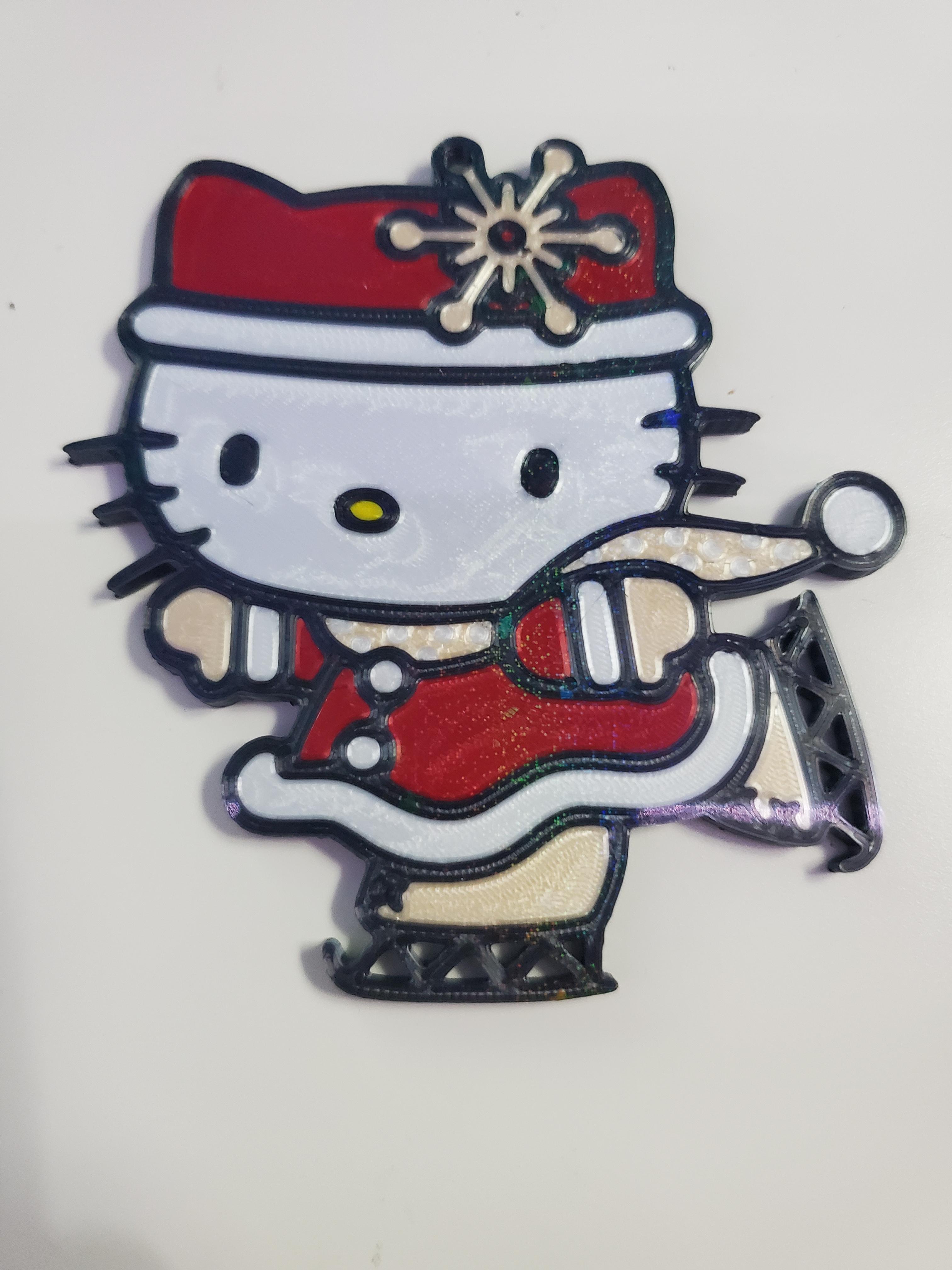 Hello Kitty Skating Ornament 3d model