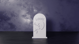 Love stand Desk Decoration 3d model