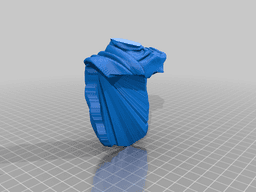 Mandalorian Bust Multicolor for MMU ERCF Palette 3d model