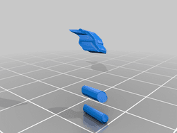 Mandalorian Bust Multicolor for MMU ERCF Palette 3d model