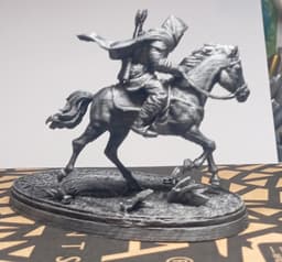 Banita_Mounted_Warrior_Fantasy_RPG_Miniature_KF2_WorkShop3D 3d model