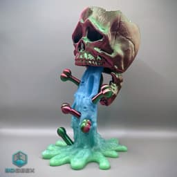 Drunk Skull 3d model