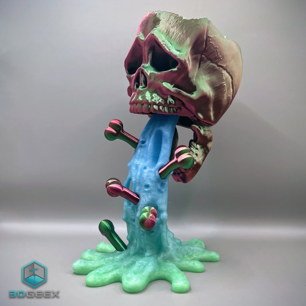 Drunk Skull 3d model