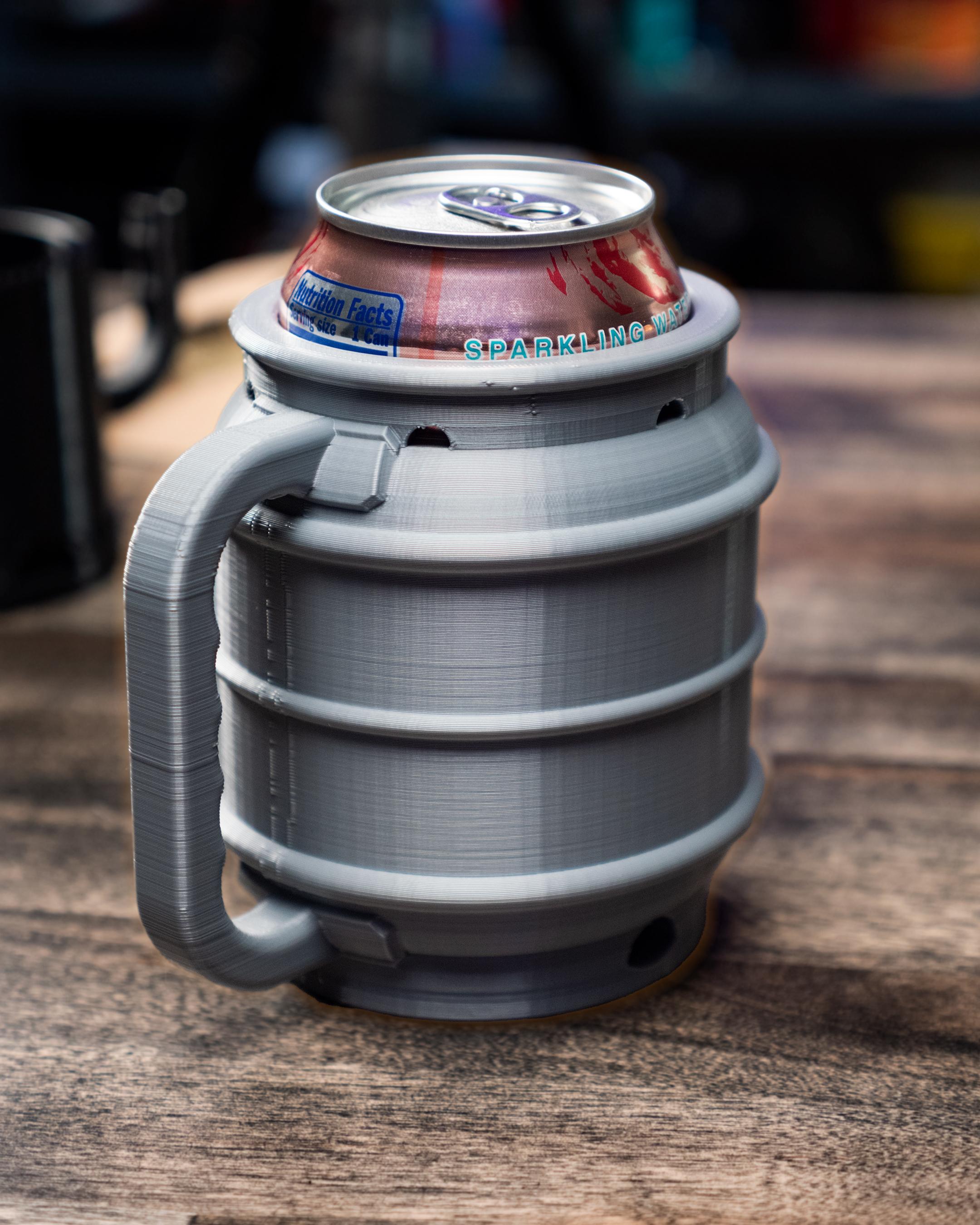 Can Keg! - 12oz Soda Pop Can Coozie with Handle 3d model