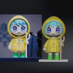 Luce The Vatican Mascot, Lux The lightsworn + / 3MF Multicolor Files For AMS included ) 3d model