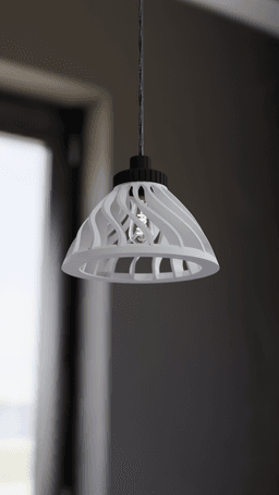 Modular lamp Shade 19 3d model