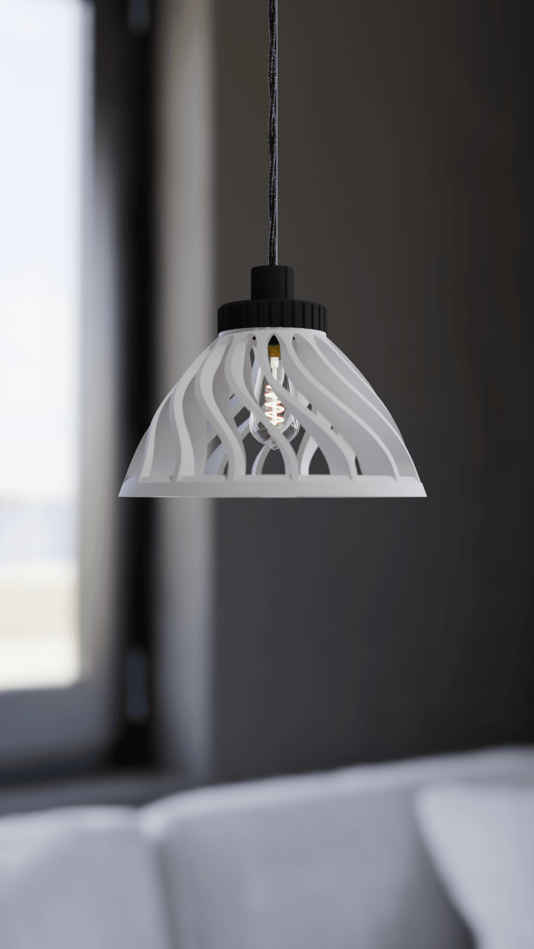 Modular lamp Shade 19 3d model
