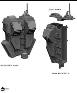 Havoc squad / Jace Malcom armor 3d model