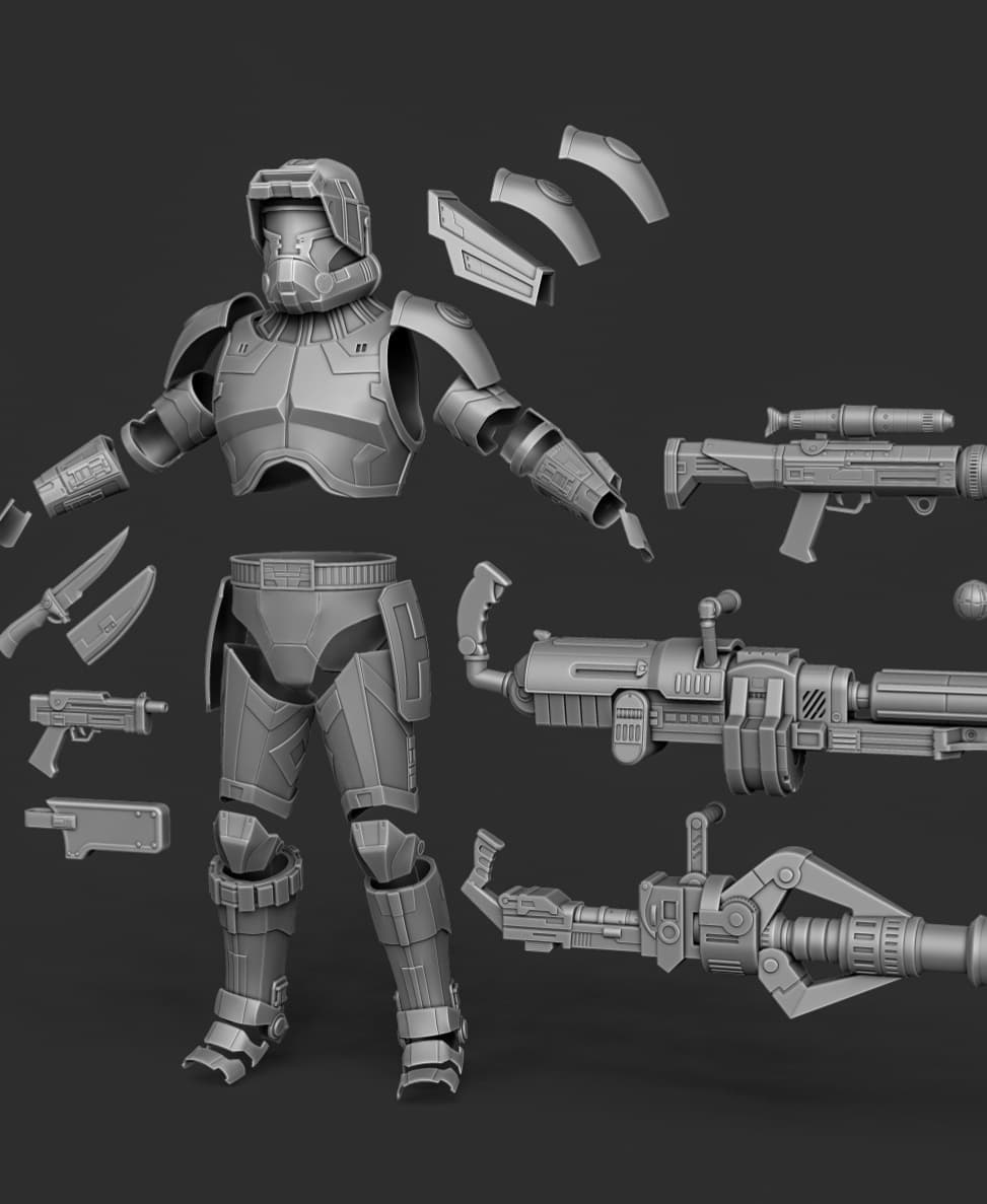 Havoc squad / Jace Malcom armor 3d model