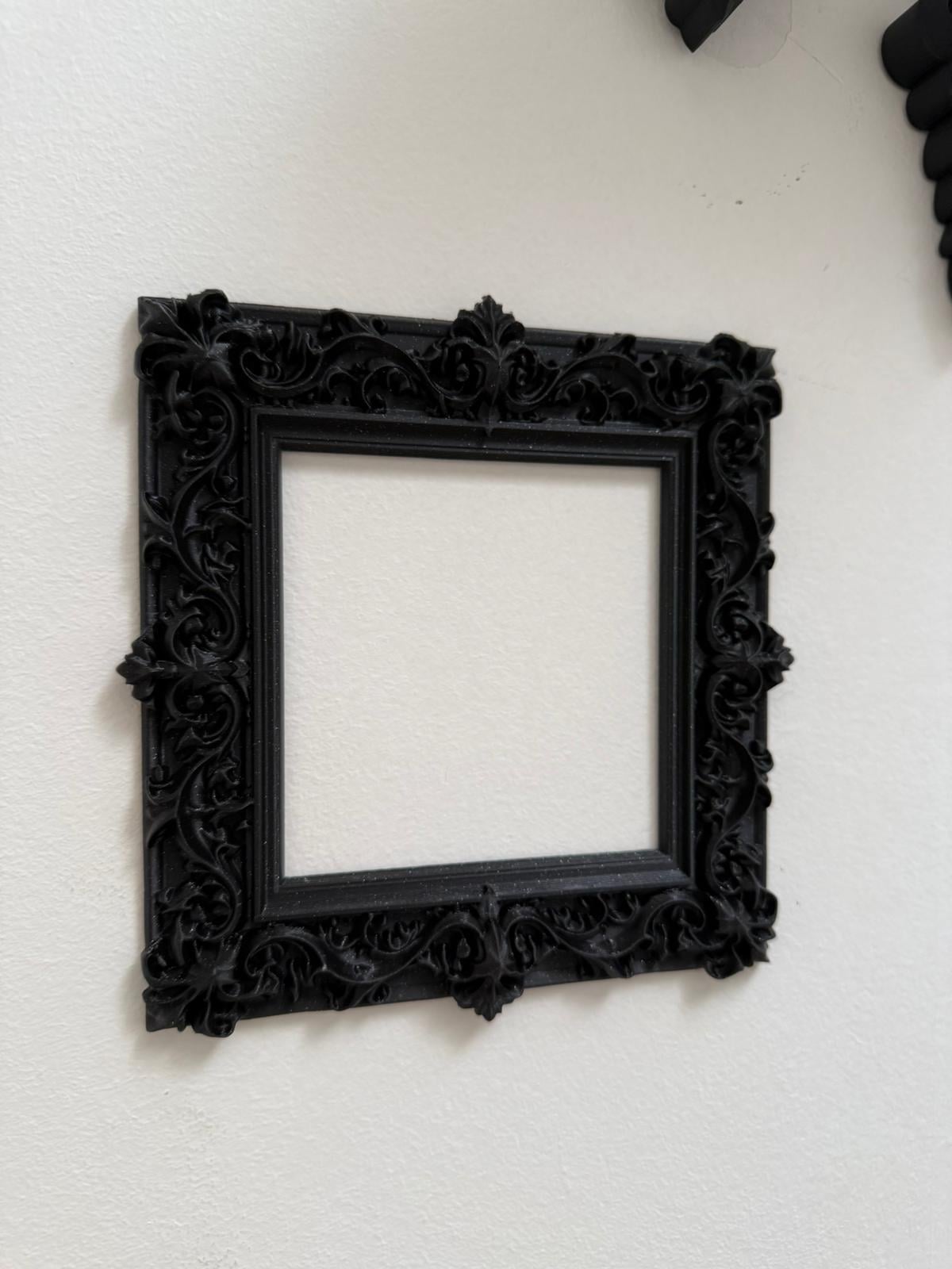 Nyxara Victorian Frame Victorian Gothic Wall Decor 3d model