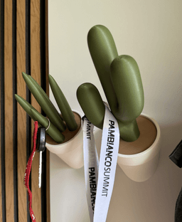 Cacthooks, a collection of wall hangers. 3d model