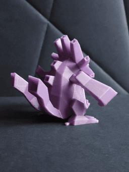 Exploud Low Poly Pokemon 3d model