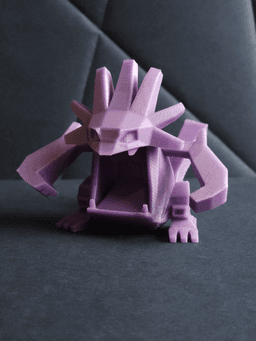 Exploud Low Poly Pokemon 3d model