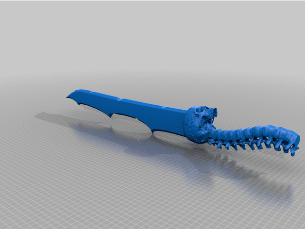 Skull Sword 3d model